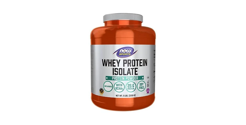 Now Foods Whey Protein Isolate, Unflavored, 5 lbs