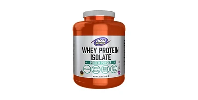 Now Foods Whey Protein Isolate, Unflavored, 5 lbs