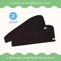 Turbie Twist Microfiber Turbie Twist 2 Pack (Solemnity)