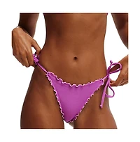 Cotton On Women's Fixed Tie Side Brazilian Bikini Bottom