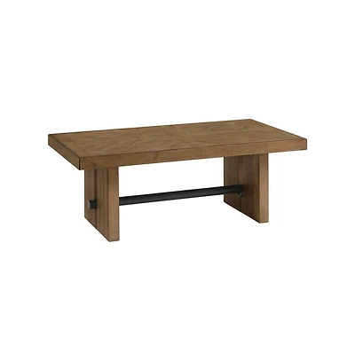 Intercon 52"" x 28"" Cocktail Table in Weathered Oak