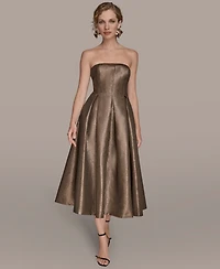 Donna Karan New York Women's Strapless Fit and Flare Cocktail Dress