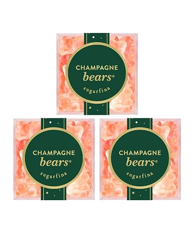 Sugarfina Holiday Champagne Bears Candy Kit, 3 Piece