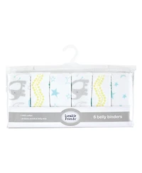 Luvable Friends Baby Unisex 6Pk Belly Binder