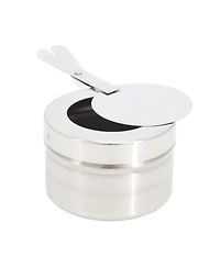 MegaChef 11.6 Quart Round Stainless Steel Professional Soup Chafing Dish in Silver