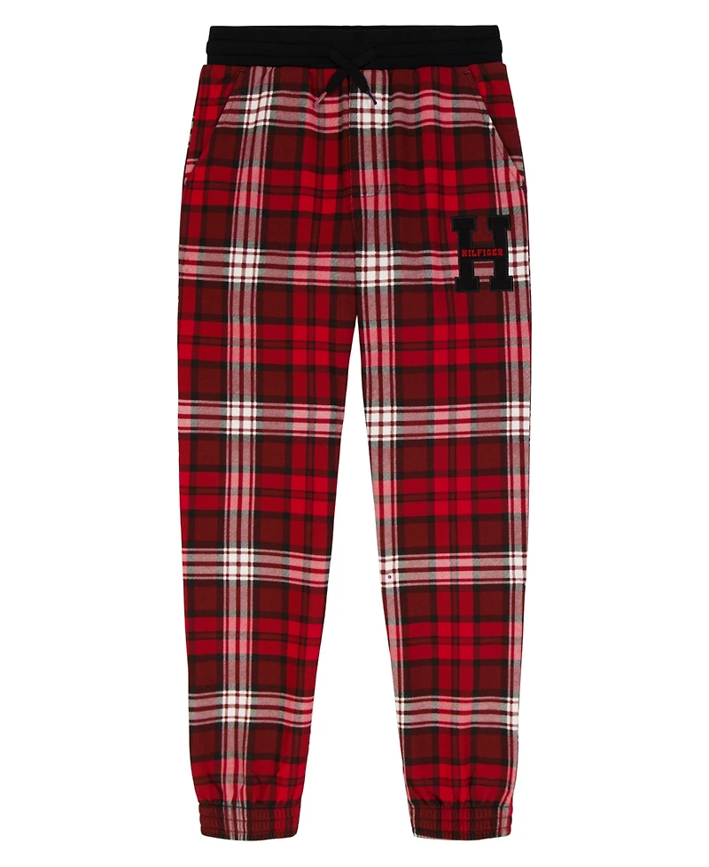 Tommy Hilfiger Boys 2T-7 Plaid Patterned Joggers
