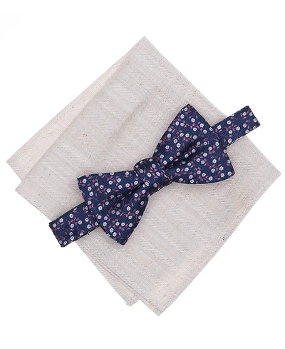 Bar Iii Men's 2-Piece Sutherland Floral Bow Tie and Pocket Square Set, Macy's Exclusive