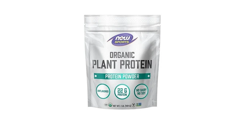 Now Foods Plant Protein Unflavored Powder, 1 Lb