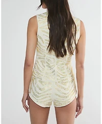 Nasty Gal Women's Zebra Tailored Hotpants