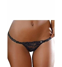 Lascana Women's Floral Lace Thong