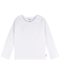 Gerber Toddler Girls 3-Pack Long Sleeve Shirts, Green/Pink/Coral, 4T