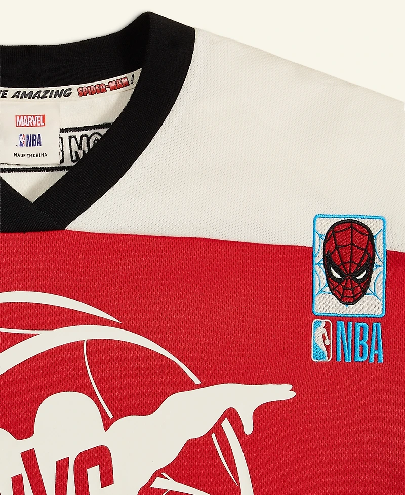 Marvel | Nba Macy's Men's Spider-Man Long-Sleeve Jersey, Exclusive