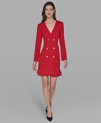 Karl Lagerfeld Paris Women's Double-Breasted Jacket Dress