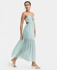 Bar Iii Women's V-Neck Sleeveless Midi Dress, Macy's Exclusive