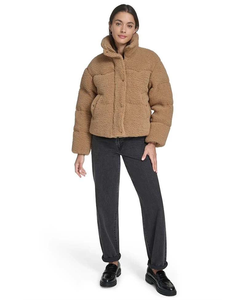 Levi's Women's Regular Sherpa Western Puffer Jacket