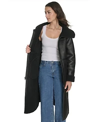 Levi's Women's Regular Long Faux Shearling Coat