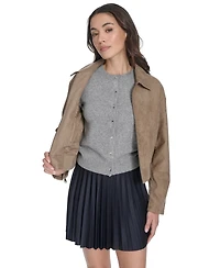 Levi's Women's Regular Faux Suede Bomber Jacket