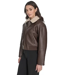 Levi's Women's Regular Faux Leather Bomber Jacket