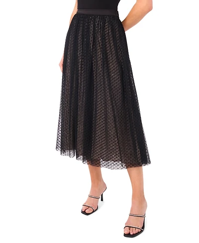CeCe Women's Tulle Midi Skirt