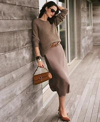 Lauren Ralph Lauren Double-Buckle Stacked Wide Leather Belt