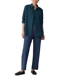 Eileen Fisher Women's Straight Ankle Jeans