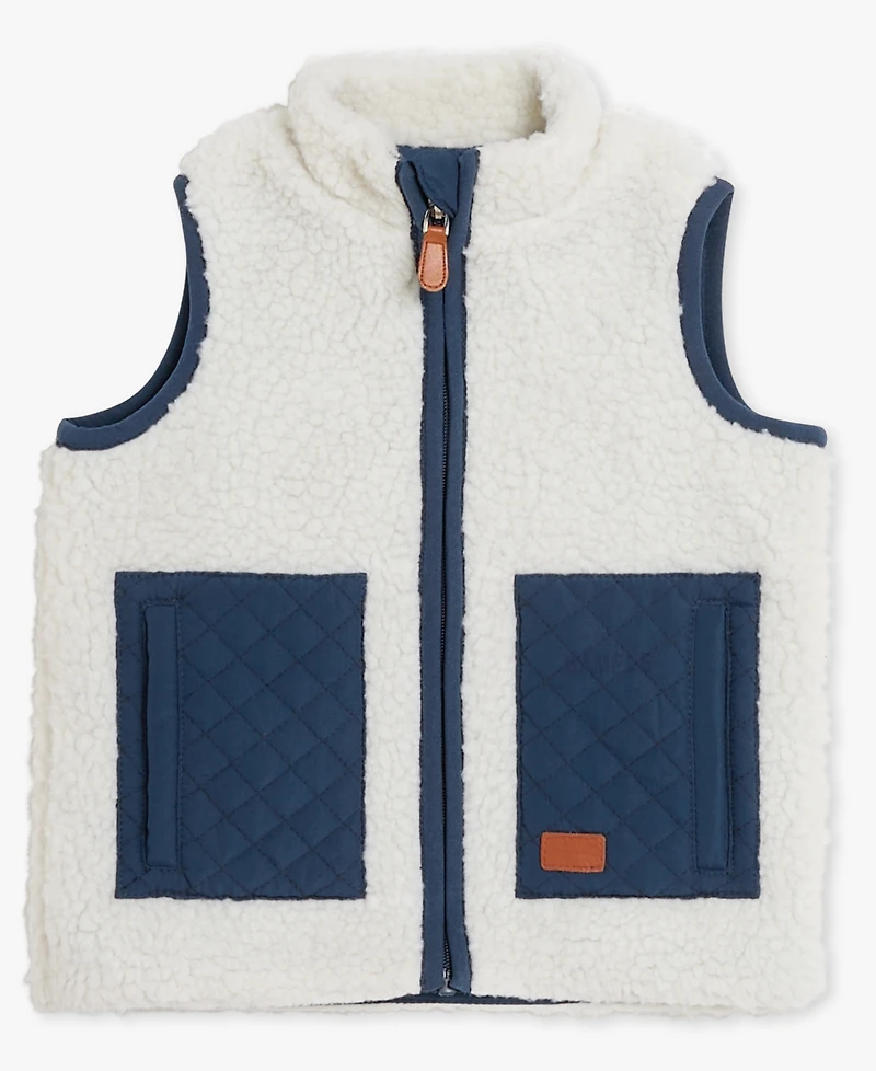 7 For All Mankind Baby Boys 3-Piece Sleeveless Vest, T-Shirt and Jeans Set