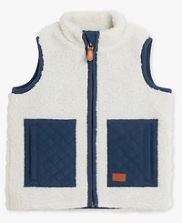 7 For All Mankind Baby Boys 3-Piece Sleeveless Vest, T-Shirt and Jeans Set