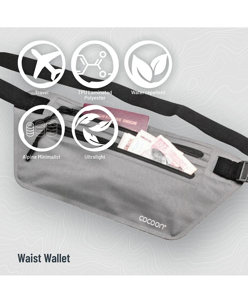 Cocoon - Premium - Rfid Secure Secret Travelers Waist Wallet
