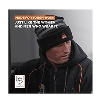 RefrigiWear Men's PolarForce Insulated Reflective Cap - Warm Winter Headwear for Extreme Cold, High Visibility