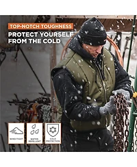 RefrigiWear Men's Iron-Tuff Vest - Extreme Cold Protection, Water-Repellent, Wind-Tight, Durable Workwear