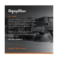 RefrigiWear Men's Insulated Softshell Bib Overalls - Water-Repellent, Wind-Tight, Thermal Workwear for Extreme Cold