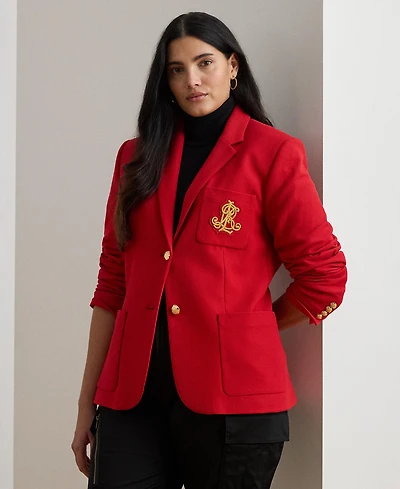 Lauren Ralph Plus Bullion Jacquard Blazer