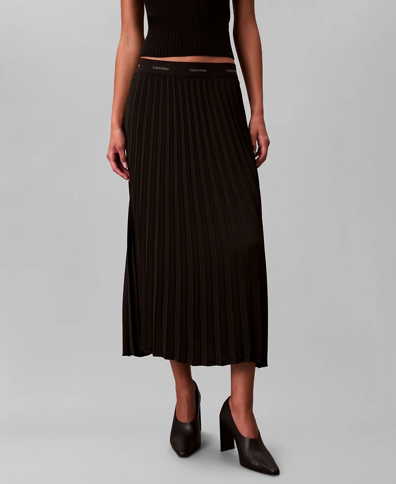Calvin Klein Women's Pleated Midi Skirt
