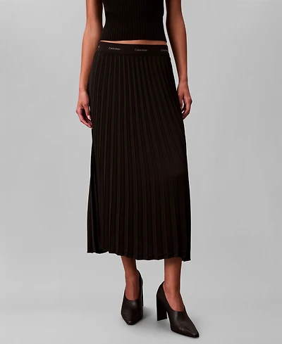 Calvin Klein Women's Pleated Midi Skirt