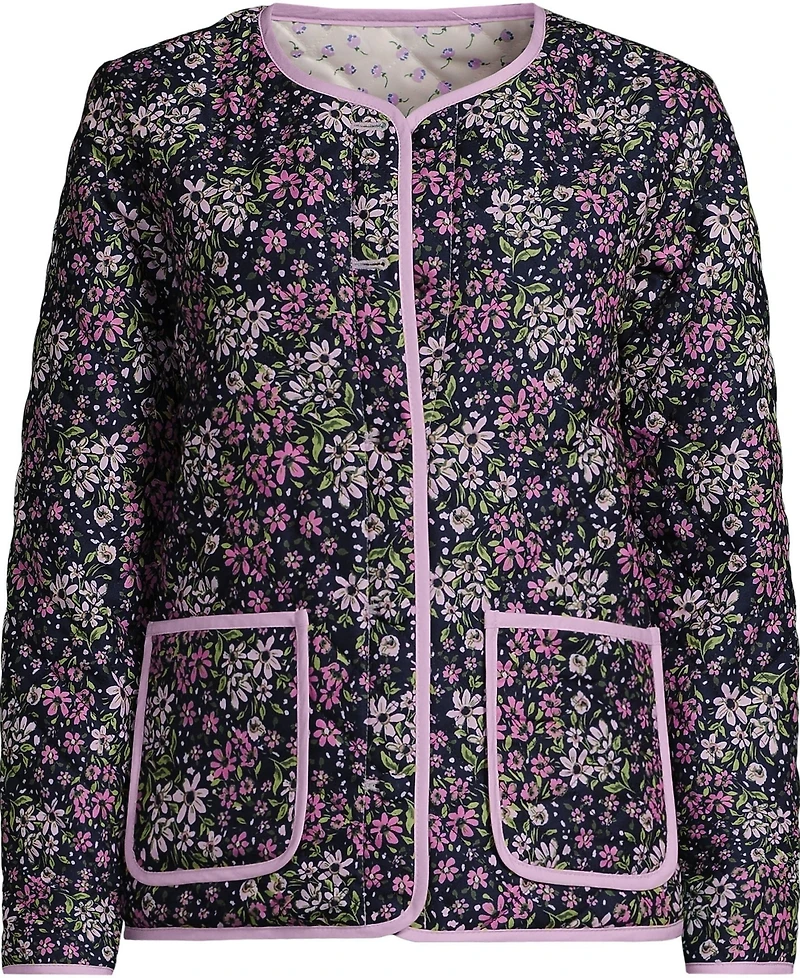 Lands' End Women's Quilted Reversible Jacket