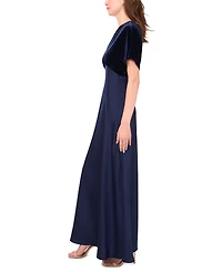 CeCe Women's V-Neck Dolman Sleeve Maxi Dress