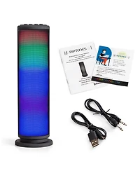 Riptunes Bluetooth Mini Tower Speaker with Led Lights