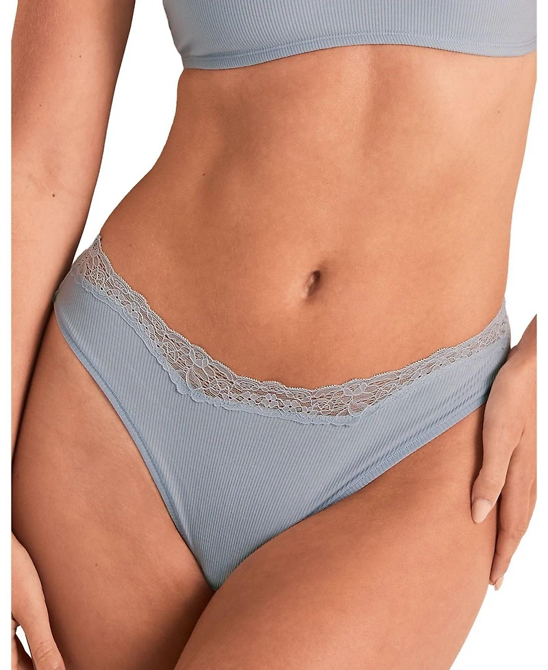 Adore Me Women's Rib Brazilian Panty
