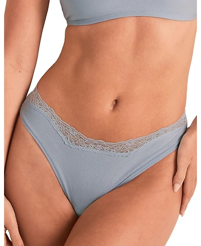 Adore Me Women's Rib Brazilian Panty