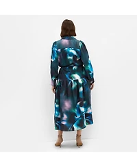 City Chic Women's Haze Bloom Maxi Dress