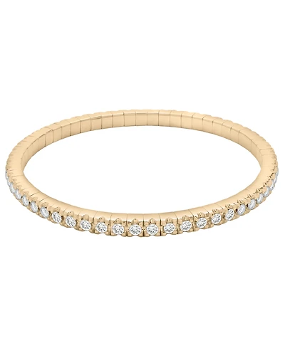 Macy's Diamond Stretchy Bangle (3 ct. t.w.) in 14K Yellow Gold