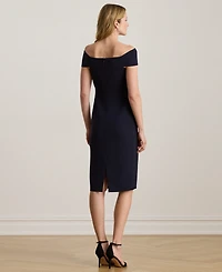 Lauren Ralph Women's Twist-Front Cocktail Dress