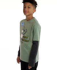 Sovereign Code Boys 5-20 Harper Twofer Graphic Print Layered T-Shirt