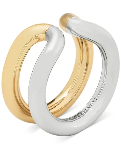 kate spade new york Two-Tone Interlock Ring