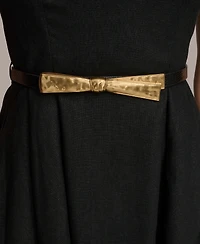 Donna Karan New York Women's A-Line Square Neck Midi Dress