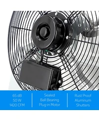 Vie Air Inch Shutter Exhaust Fan with Power Cord