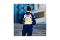 Clear Backpack Heavy Duty Clear Bookbag Transparent Plastic Backpacks for School Work Concert College (Black)