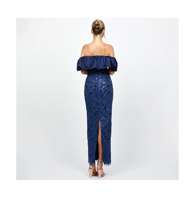 Bariano Women's Anaya Off Shoulder Midaxi