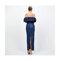 Bariano Women's Anaya Off Shoulder Midaxi