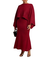 Eloquii Women's Sweater Maxi Skirt